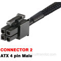 4pin Molex IDE MALEから雌の拡張アダプター